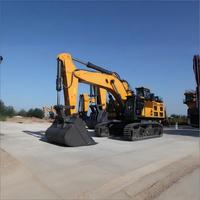Grande Excavatrice de 95 Tonnes, Excavatrice Hydraulique de Grande Taille avec Vitesse de Rotation Supérieure, en Bon État, à Vendre
