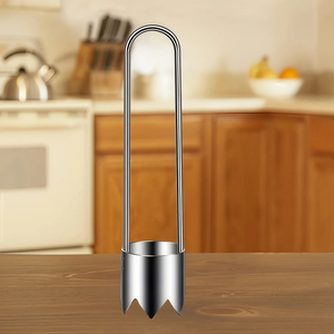 Zenidoo Stainless Steel Adjustable Universal Multi-Function Kitchen Gadget Red Bell Pepper Seed Remover Fruit <b>Vegetable</b> Corer - Product Image 3