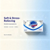 Jouet anti-stress souple en mousse PU à rebond lent, en forme de savon, emballé individuellement, pour filles, garçons et employés de bureau