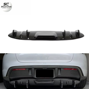 Diffuseur arrière en fibre de carbone sèche pour <span class=keywords><strong>Porsche</strong></span> <span class=keywords><strong>Taycan</strong></span> <span class=keywords><strong>4S</strong></span> berline 4 portes ÉLECTRIQUE 2019-2021 - Product Image 1