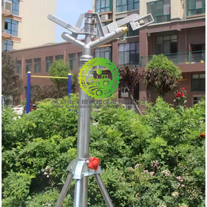 Sistema de Riego por Aspersión Automático con Rotación Ajustable, Máquina de Riego por Impacto con Base de Trípode para Jardín - Product Image 5