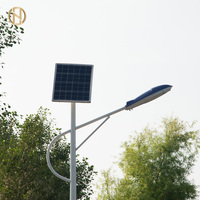 Poste de luz de calle solar de acero galvanizado para exteriores, poste de lámpara de 4m, 5m, 6m, 7m, 8m, 9m, 10m, 12m, brazo Individual Doble