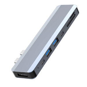 7 in 2 USB Type-C <strong>Hub</strong> with USB 3.0 for 4K 100W PD <strong>SD</strong> <strong>Card</strong> <strong>Reader</strong> for Mac &amp; Laptop - Product Image 3
