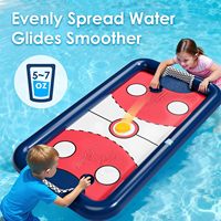 Aufblasbarer PVC-Wasser-Hockeytisch für Kinder – Schwimmendes Spielzeug für Outdoor-Poolpartys