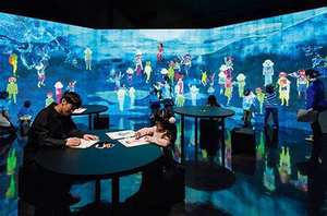 <span class=keywords><strong>Projecteur</strong></span> de <span class=keywords><strong>dessin</strong></span> Ar magique 3D interactif pour enfants <span class=keywords><strong>mur</strong></span> de peinture interactif 3D réaliste poisson Aquarium Projection métal - Product Image 3