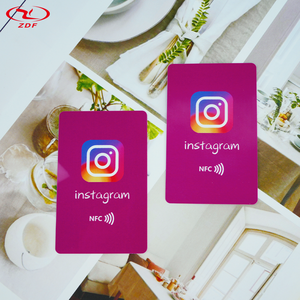<span class=keywords><strong>Carte</strong></span> téléphonique RFID NFC personnalisée avec logo imprimé, lecture rapide, pour hôtels, paiements et partage sur les réseaux sociaux - Product Image 4