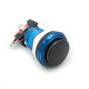 LED aydınlatma Miro anahtarı değiştirme Arcade jetonla çalışan oyun pençeli vinç makine kiti siyah kap düğmesi - Product Image 4