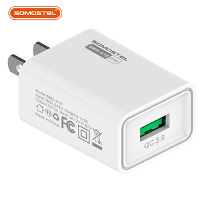 2025 Somostel vente chaude QC3.0 chargeur rapide prise US prise ue pour <span class=keywords><strong>iPhone</strong></span> <span class=keywords><strong>XR</strong></span> chargeur de téléphone OEM USB Cargador Celulares - Product Image 4