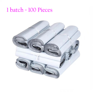 In magazzino bianco 7.9*11.8 pollici eco Biodegradabile Mailer Mailing Busta Indumento Poli Mailer Corriere Borse logo personalizzato - Product Image 3