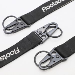 Custom Jacquard Webbing <b>Lanyard</b> with Metal Eagle Claw Hook Durable Personalized <b>Polyester</b> Key Strap for Daily Carry Accessories - Product Image 3
