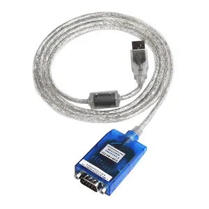 UOTEK kabel konversi FT232RL, konverter USB ke RS-232 RS232 ke USB 2.0 DB9 Male series Adapter Connector Line UT-880