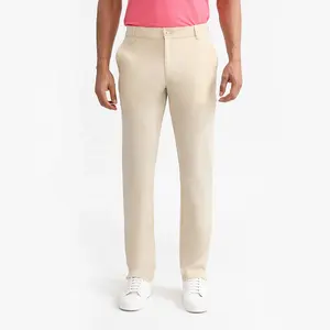 Logotipo personalizado Four Way estiramento rápido seco leve Casual Golf Calças Plus Size calças dos homens para homens