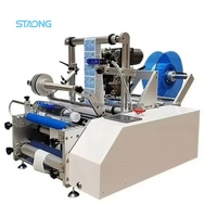 Machine d'étiquetage manuelle semi-automatique électrique pour composants de moteur, idéale pour les bouteilles et les emballages plastiques, avec imprimante de date.