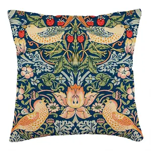デジタルプリントリネンクッションカバーWilliam Morris Throw Pillows Luxury Vintage Floral Sofa Pillow Case cojines decorative