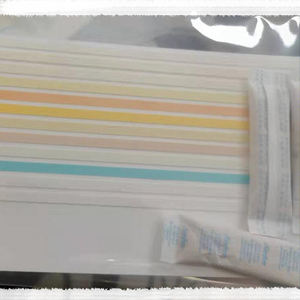 Bandelettes de <span class=keywords><strong>test</strong></span> d'<span class=keywords><strong>urine</strong></span> multi-paramètres fournies par le fabricant, feuille d'<span class=keywords><strong>urine</strong></span> non coupée de matière première - Product Image 4