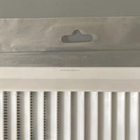 Grille d'aération en PVC blanc 9x9 (225mm X 225mm) Grille en plastique fixe avec moustiquaire