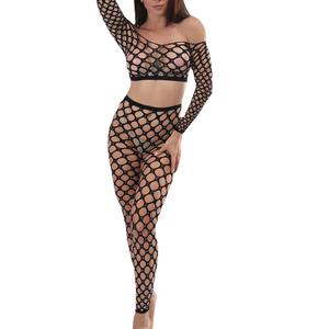 Ensemble <span class=keywords><strong>de</strong></span> survêtement sexy dos nu pour femmes, tenues <span class=keywords><strong>de</strong></span> rave, haut court brillant avec strass, body, pantalon taille haute, ensemble 2 pièces - Product Image 4