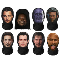 Masque intégral respirant et amusant à motif All-Star de basketball personnalisable, idéal pour les fêtes, festivals et vacances