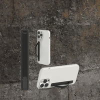 Support de téléphone magnétique ultra-fin pliable avec anneau de maintien pour iPhone 16 Pro Max 17 Air et coque arrière Android