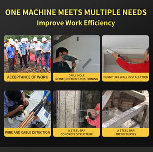 Localizzatore Integrato per Barre d'Armatura - Dispositivo di Rilevamento con Portata di 1-120 mm per Localizzazione e Test con Rilevatori di Armature - Product Image 3