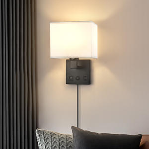 Lámpara <span class=keywords><strong>de</strong></span> Pared LED <span class=keywords><strong>de</strong></span> Acero Inoxidable Color Cromo Brillante, Material E14, Decoración <span class=keywords><strong>de</strong></span> Dormitorio, <span class=keywords><strong>para</strong></span> Habitación <span class=keywords><strong>de</strong></span> Hotel - Product Image 4