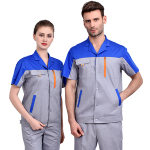 Seragam Kerja Teknik Perbaikan Mobil Berkualitas Tinggi, Bahan Bernapas, Praktis, Lengan Pendek, Logo OEM Musim Panas Berkualitas Tinggi - Product Image 2