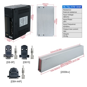 มอเตอร์สามเฟสกำลังสูง HLTNC รุ่น 180ST-M48015+T3A-H75F-RANF แรงบิด 48 นิวตันเมตร กำลังไฟ 7.5 กิโลวัตต์ แรงดันไฟฟ้า 220/380 โวลต์ ความเร็วรอบ 1500 รอบต่อนาที มาตรฐาน IP65 สำหรับ - Product Image 2