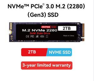 ไดรฟ์โซลิดสเตท ความจุขนาดใหญ่ สำหรับโรงงาน/เชิงพาณิชย์ PCIe 3.0 4.0 M.2 NVMe SSD 1TB 120G 128GB 240GB 256GB 512GB สำหรับแล็ปท็อป แบบภายใน - Product Image 3
