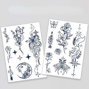 20 + ans d'expérience usine de tatouage tatouage temporaire personnalisé corps semi-permanent tatouages autocollant - Product Image 2