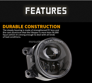 Per <span class=keywords><strong>Jeep</strong></span> <span class=keywords><strong>Renegade</strong></span> 2015-2018 LED paraurti anteriore fendinebbia nero cromato per accessori <span class=keywords><strong>Jeep</strong></span> lampada di guida - Product Image 3