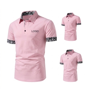 Men's Summer New Arrival Solid Print <b>Patchwork</b> Short Sleeve T-<b>Shirt</b> Breathable Knitted 180g Casual for Neck Regular Fit Front - Product Image 5