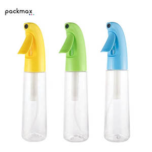 Bouteille en plastique PET rechargeable, écologique, biodégradable, recyclable, 200 ml, 300 ml, vaporisateur fin continu, poignée Flexiloop, pour la maison - Product Image 2