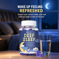 Gummies pour un sommeil profond, fabriquées par l'usine source (OEM), favorisant un endormissement plus rapide, un sommeil plus long et un réveil rafraîchi.