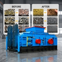 Concasseur à double rouleau personnalisable à faible taux de poudrage pour minerai de phosphate et minerai de fer