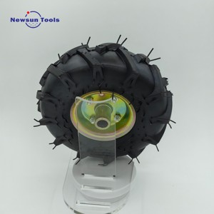 Rueda todoterreno de 10 pulgadas de fábrica, neumático agrícola 3,50-<span class=keywords><strong>4</strong></span>, orificio de eje de 17mm para Carro de carro de Motor de cortacésped eléctrico DIY - Product Image 6