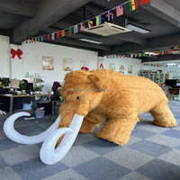 Disfraz de Elefante Inflable Gigante de Nuevo Diseño y Alta Calidad, Disfraz de Mamut Inflable Grande para Adultos