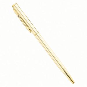 Bolígrafos de Gel de Lujo Personalizados y Económicos, Grabados con Láser, en Oro Rosa, con Tinta Azul/Roja, Bolígrafos Delgados de Plástico para Oficina y Escuela, Promocionales - Product Image 1