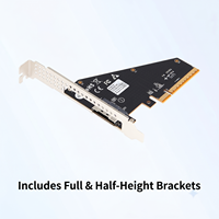 Carte adaptatrice interne PCIe 4.0 X8 vers SlimSAS (SFF-8654) simple en stock