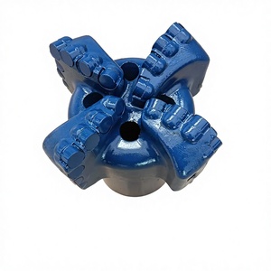 Punta di perforazione PDC in acciaio ad alto tenore di manganese a 4 ali con diamante per trivellazione pozzi, nuova condizione, lavorazione a forgiatura, utensile di perforazione - Product Image 2