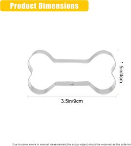 Wholesale Stainless Steel Cartoon Shape Eco-Friendly Disposable 6-Piece Mini <b>Cookie</b> Cutter Set (4.7x2.25x2cm) - Product Image 3