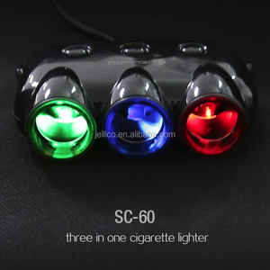 Высокое качество 5 V 3,1 <span class=keywords><strong>A</strong></span> двойной Универсальный USB 3 в 1 многофункциональное автомобильное зарядное устройство - Product Image 2