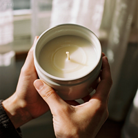 C&H Wholesale - Bougies parfumées aromathérapeutiques de luxe à logo personnalisé, longue durée, pour la maison, avec boîte pliable
