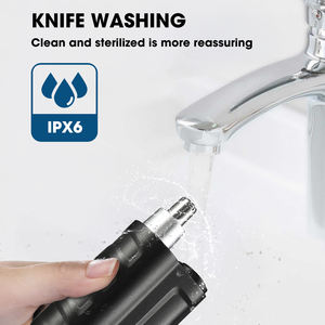 Tondeuse à poils de <span class=keywords><strong>nez</strong></span> rechargeable par USB Lanumi HP-317, petite, avec support pour les doigts, appareil portable, usage domestique pour hommes, voiture - Product Image 5