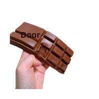 Jouet anti-stress réaliste en chocolat souple à récupération lente, en PU, doux et collant