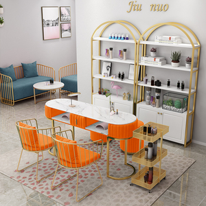 Accesorios de decoración para salón de belleza, accesorios de joyería, venta al por mayor, se puede personalizar la tienda de <span class=keywords><strong>uñas</strong></span>, mesa de salón de belleza, Spa de <span class=keywords><strong>uñas</strong></span> - Product Image 2