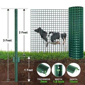 <span class=keywords><strong>Poteau</strong></span> <span class=keywords><strong>de</strong></span> clôture <span class=keywords><strong>en</strong></span> forme <span class=keywords><strong>de</strong></span> <span class=keywords><strong>U</strong></span> <span class=keywords><strong>de</strong></span> 7 pieds, antirouille et anticorrosion, clôture <span class=keywords><strong>de</strong></span> jardin/clôture <span class=keywords><strong>de</strong></span> ranch, colonne spéciale d'élevage - Product Image 4