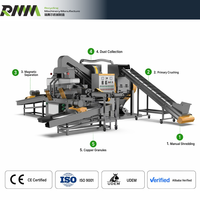 Machine de recyclage de câbles en cuivre de type sec à usage intensif pour l'industrie