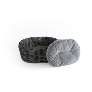 Maßgefertigtes Indoor-Hundebett aus Rattan, Komfortables Umweltfreundliches Weidenbett für Katzen und Haustiere - Product Image 3