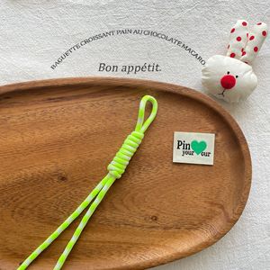 Correa para bolso tejida a mano a granel, bonita y colorida, de paracord, tipo cordón para llavero, para accesorio de adorno de bolso DIY - Product Image 6