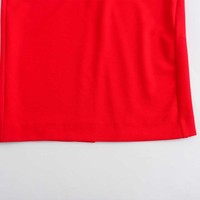 PB&ZA Femme 2024 Nouvelle Mode Chic Robe Mi-Longue Vintage sans Manches Robe Femme